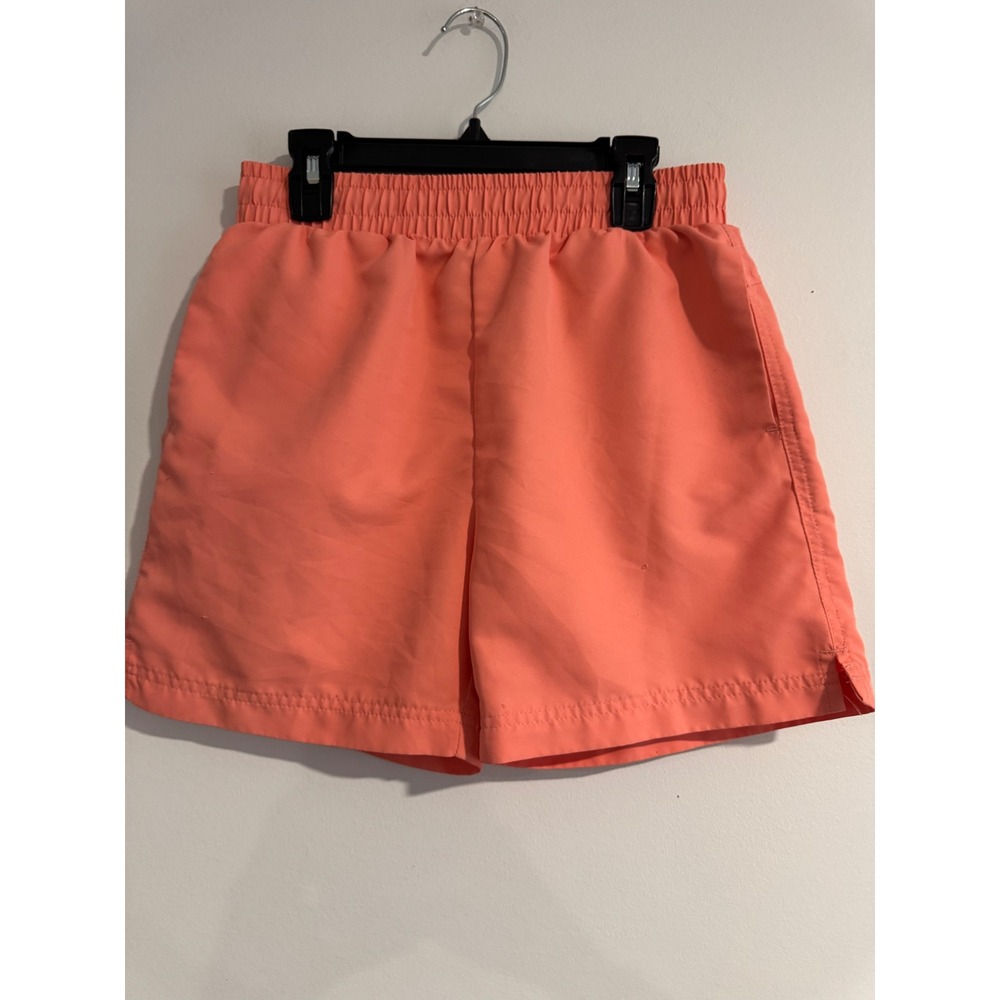 BCG Athletic Training Shorts Boys Size Large Coral Orange Elastic‎ Waistband